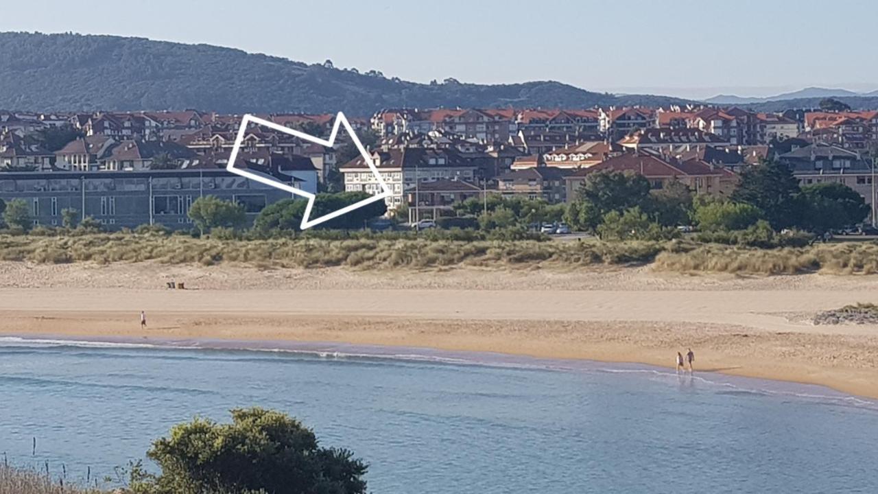 Luminoso Apartamento Playa Ris Con Garaje Noja Exterior foto